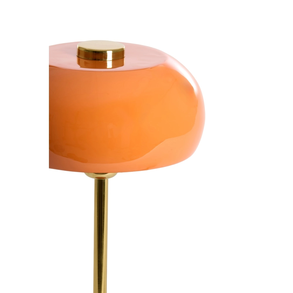 Lampe de table Surin Ø 23cm - orange brillant avec or Light & Living 8717807740955