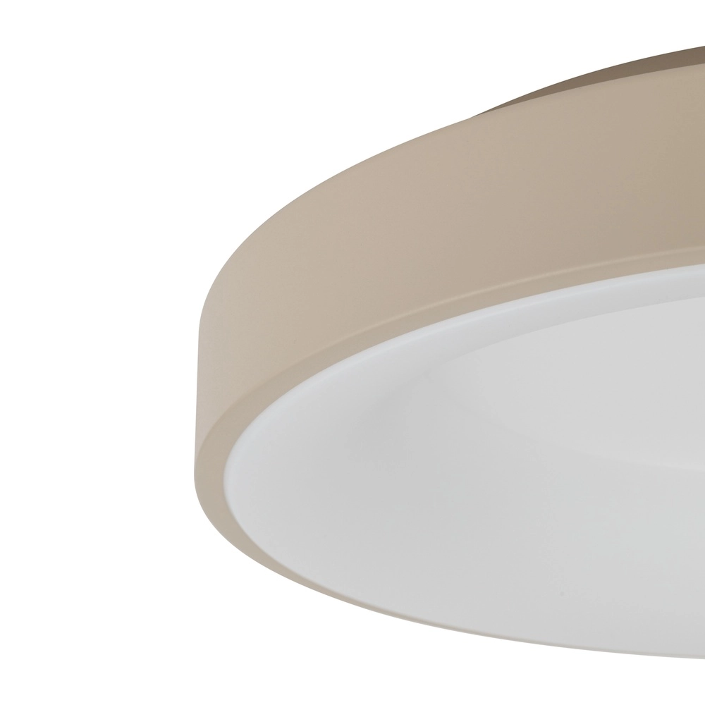 Lampe de plafond Nikki Led brun sable Ø 48cm - 3000K Lyora 5903139123655
