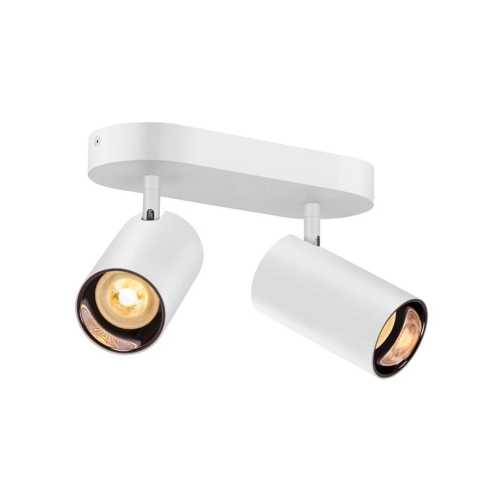 Spot en saillie 2 lumières Asto Tube blanc - 2x GU10 SLV 4024163266147