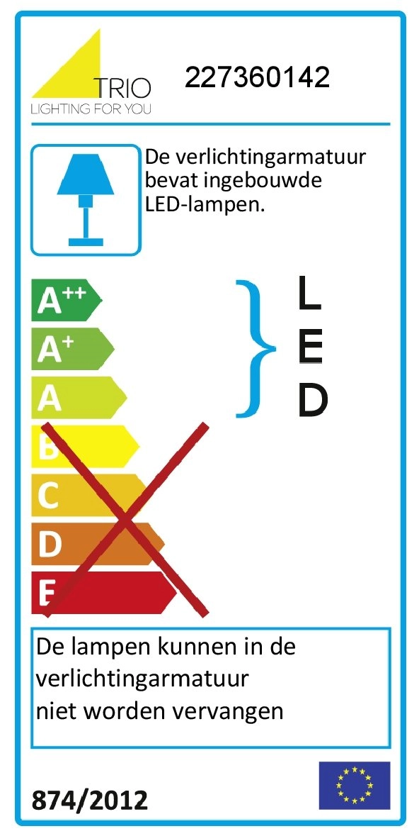 LED lampe d'extérieur Indus Trio 4017807369229