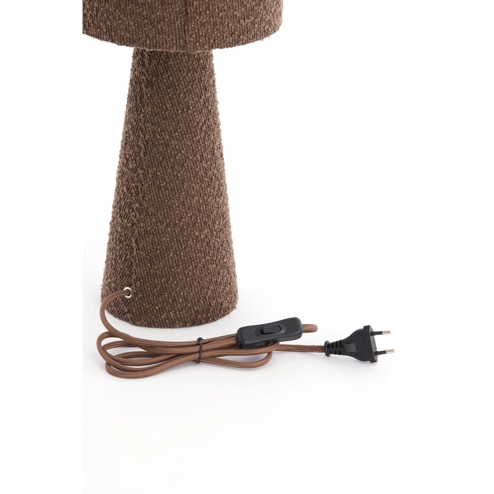 Lampe de table boucle Micky 58cm - brun Light & Living 8717807782764