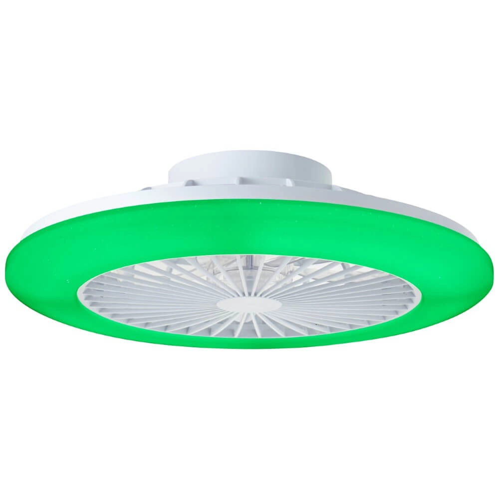 Éventail blanc Salerno avec fonction RVB Brilliant 4004353433238
