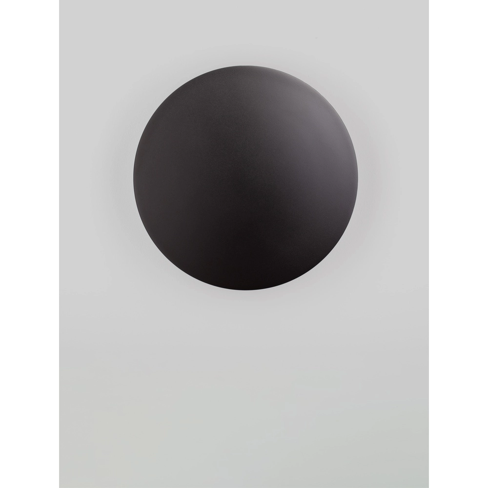 Applique murale ronde Copper noir Ø 30cm Lyora 5212017447388