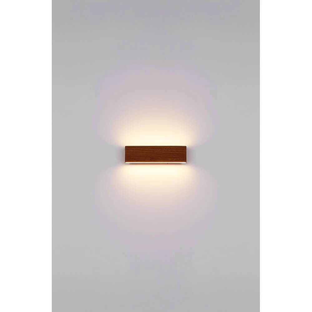 Applique murale design Siegfried Bois M avec interrupteur Globo 9007371418145