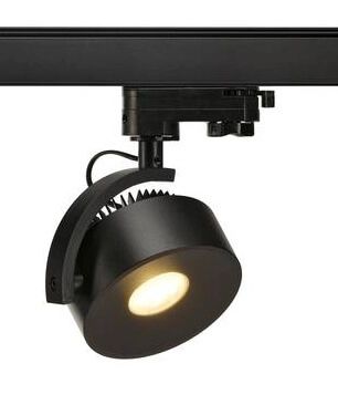 Place ferroviaire Kalu Led Triphasé 95 degrés noir SLV 4024163138437