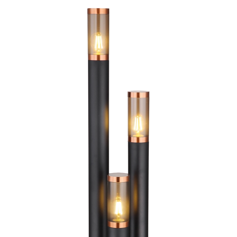 Lampe de jardin à 3 lumières Boston Noir Globo 9007371442904