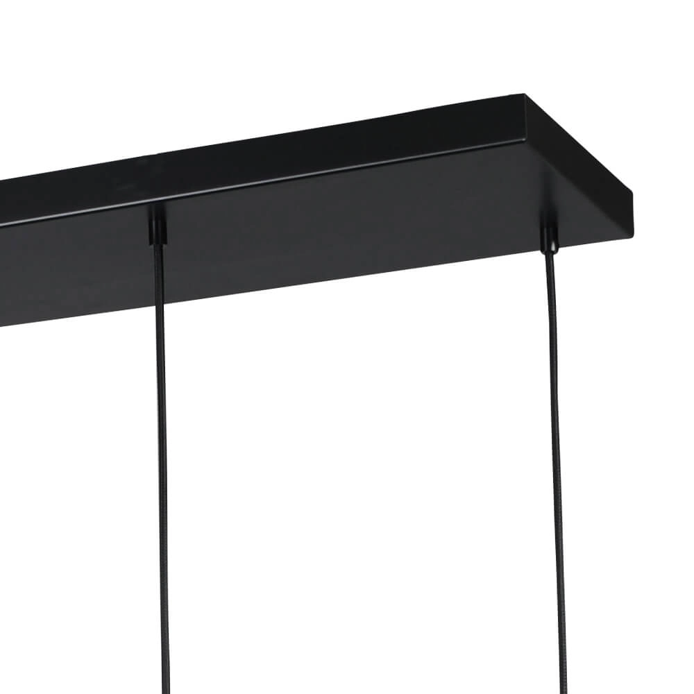 Lampe suspendue Lava 6x verre à fumée Masterlight 8718121286228