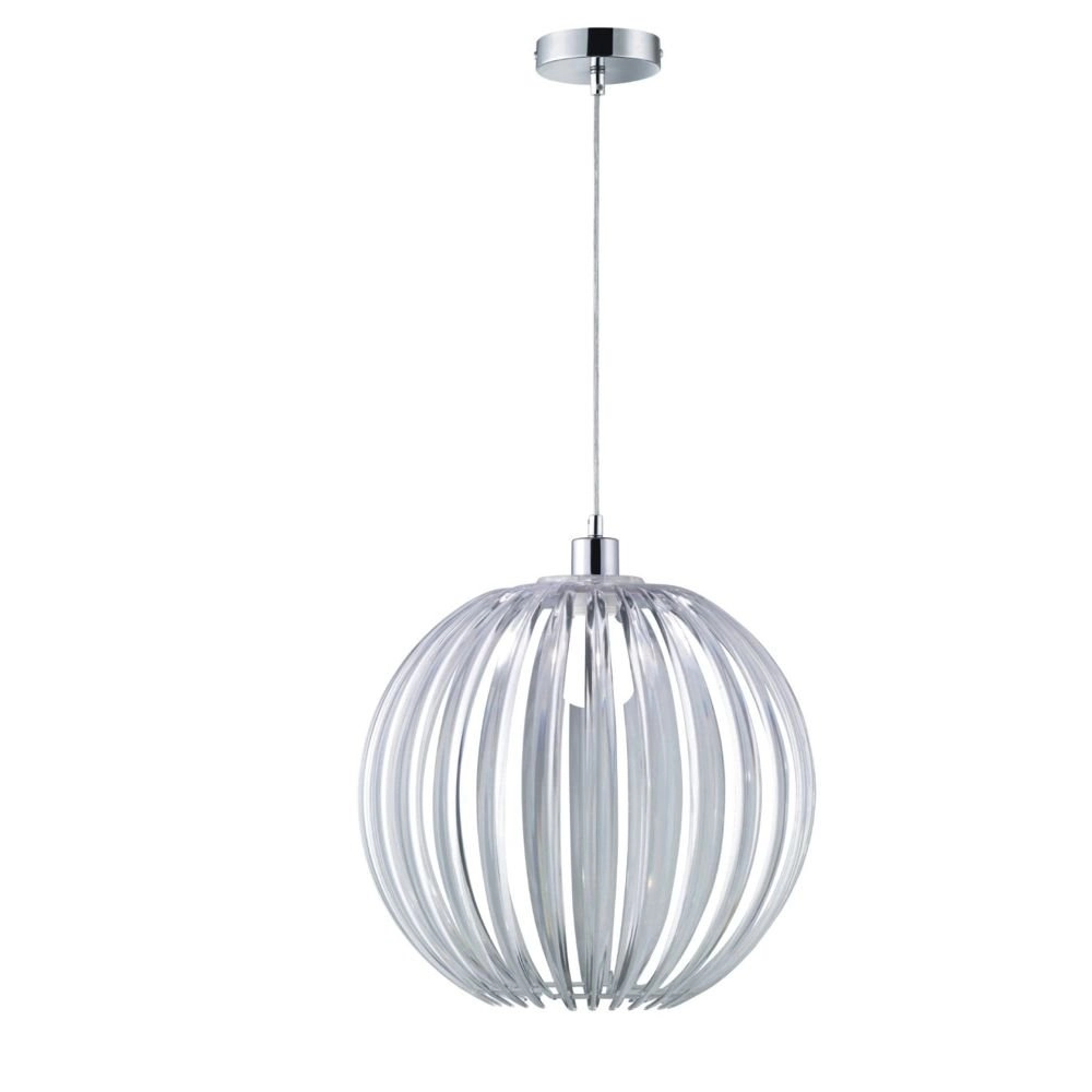 Lampe à suspension Tressi 40 cm transparent Trio 4017807247411