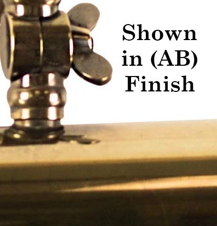 Lampe de peinture rurale Blenheim Picture 33cm - or poli (pbul) Limehouse