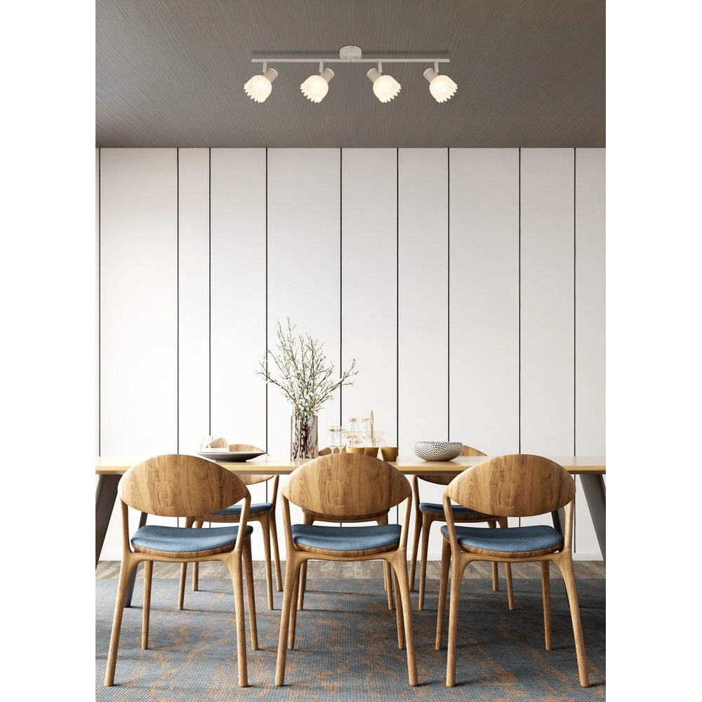 Spot de plafond 4 lumières Planta brun sable Globo 9007371575930