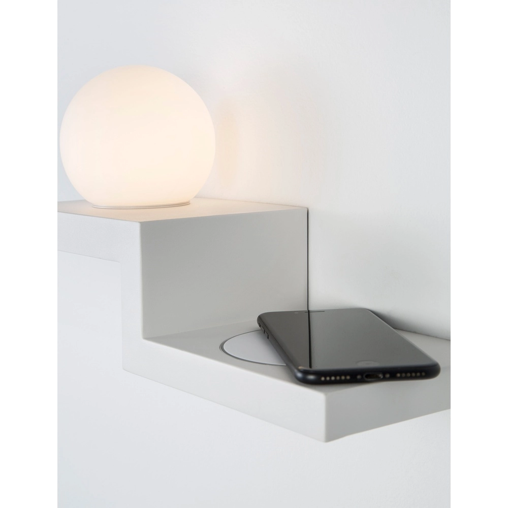 Lampe de chevet Room blanc avec chargeur sans fil Lyora 5212017423726