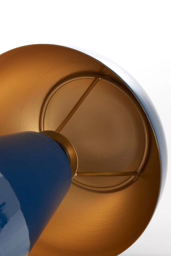 Lampe de table design Surrina bleu Ø 26cm Light & Living 8717807743536