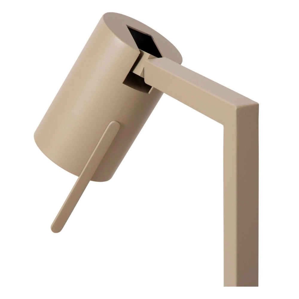 Lampe de bureau moderne Lesley brun sable Lucide 5411212032089
