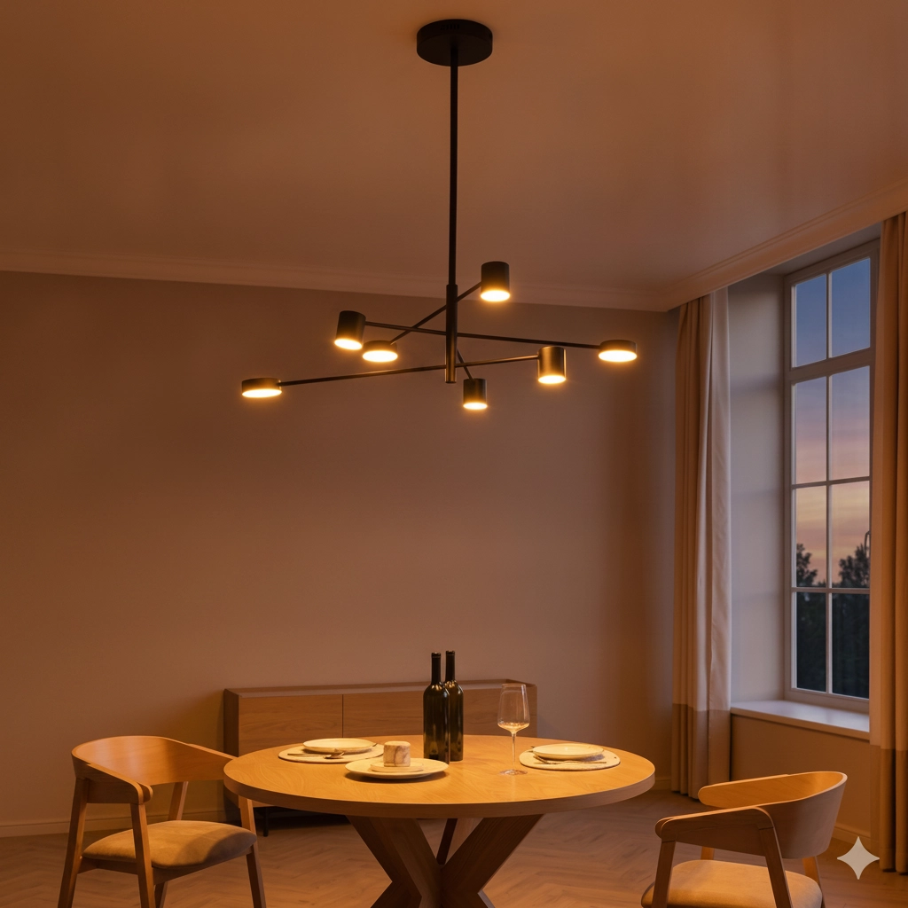 Suspension noire Nordik Conception en S