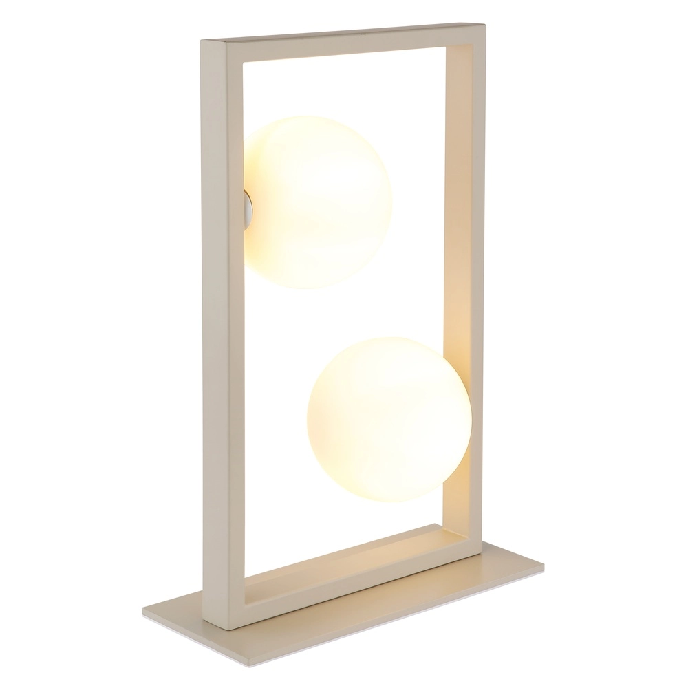 Lampe de table moderne Nanda brun sable