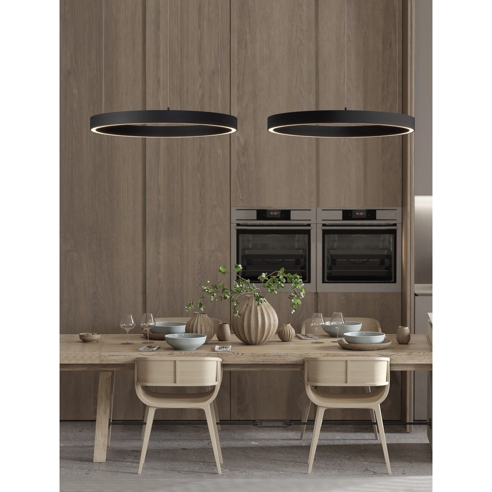 Suspension design Sting noir Ø 80cm Lyora 5212017437419