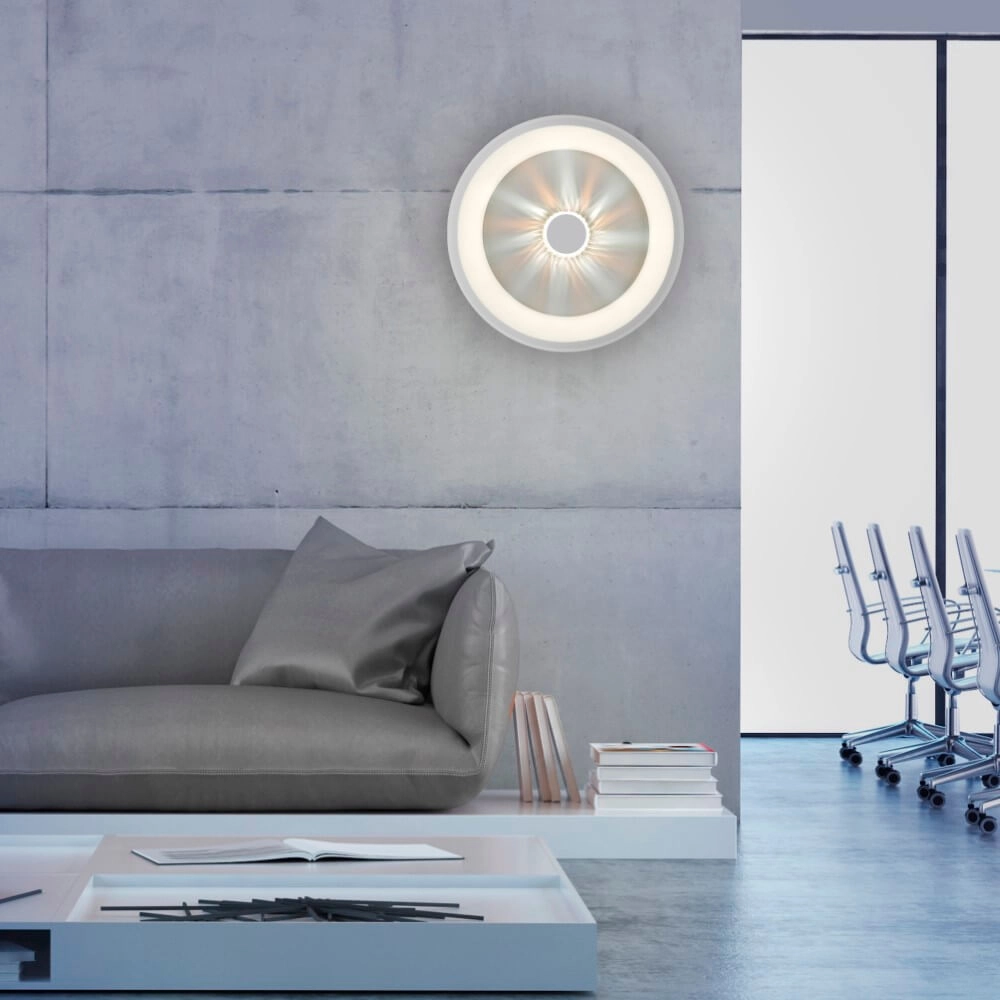 Plafonnier rond Vertigo blanc Ø 46,5cm Just Light 4043689994709