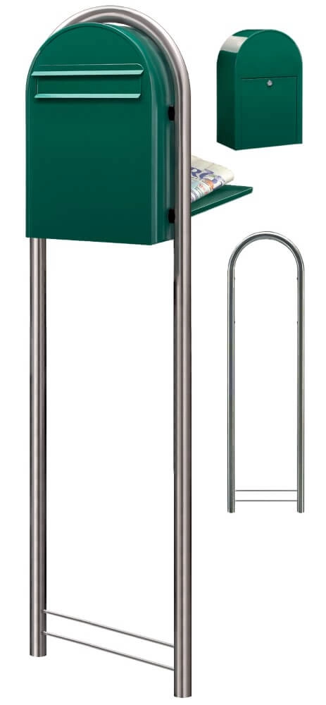Boites aux lettres Classic B 6005 Vert foncé Bobi 6417237006066