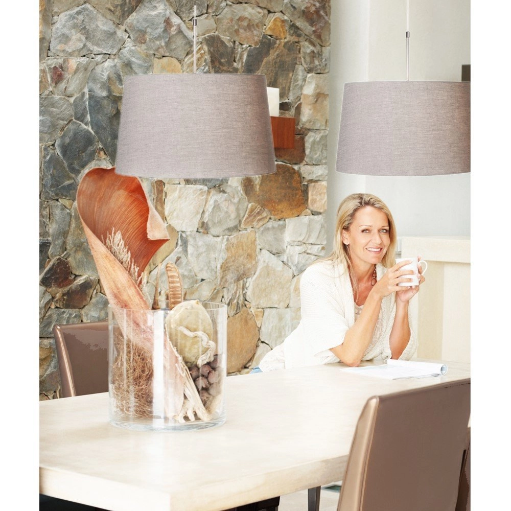 Lampe à suspension Gramineus avec capuche taupe Steinhauer 8712746088755