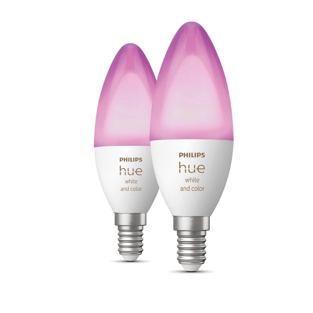 Hue - E14 - 5W - White and Color lot de 2 Philips 8719514356719