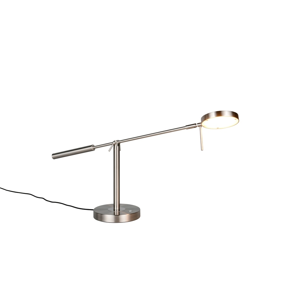 Lampe de bureau Monza nickel Trio 4017807693263