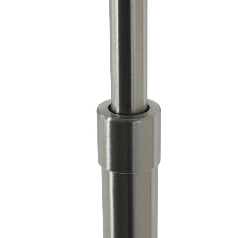 Lampe de lecture au sol Prestige Chic Acier inoxydable avec abat-jour en velours vert de 40 cm Steinhauer 8712746145731