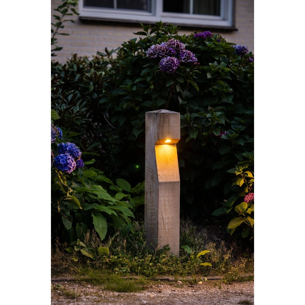 Éclairage de chemin en bois Eye 100 Douglas - 10x10x90cm - PH03 - 2700K Timberlab 8716803513778