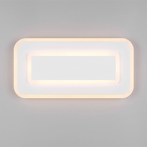 Lampe de plafond moderne Riva blanc 40 cm Trio 4017807682939