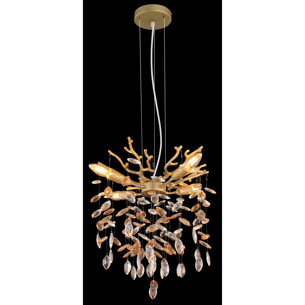 Lampe suspendue Queena or Ø 40cm Globo 9007371525676
