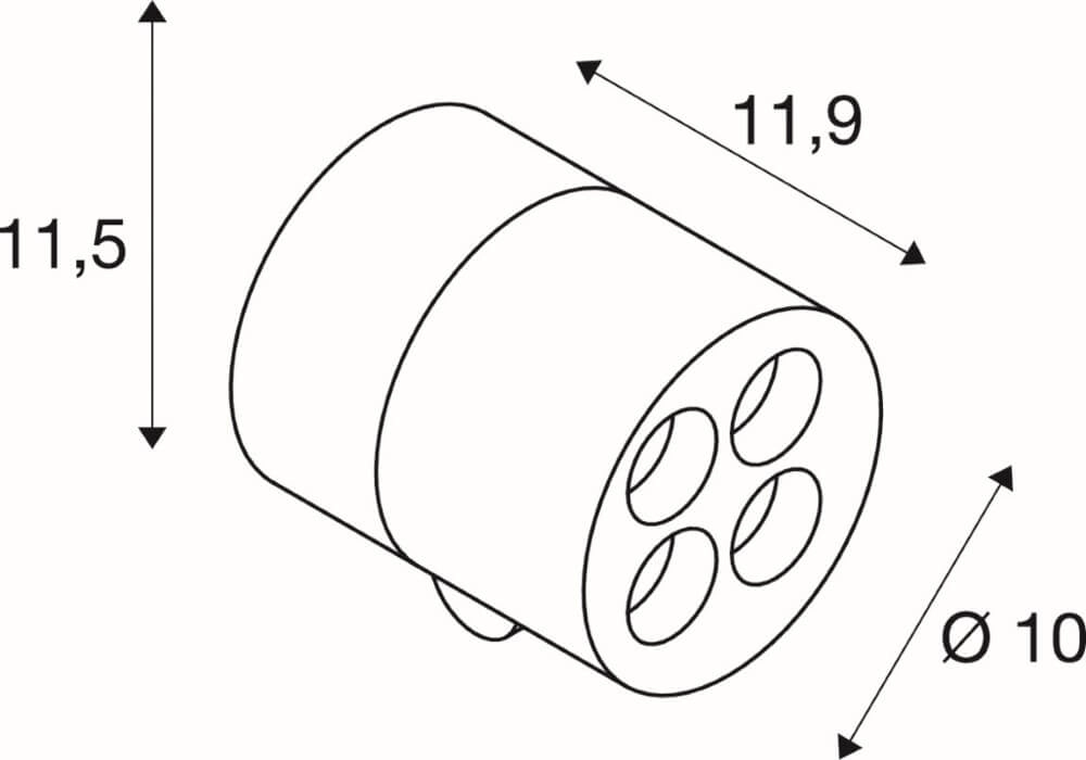 Spot LED directionnel R-Cube SLV 4024163278102