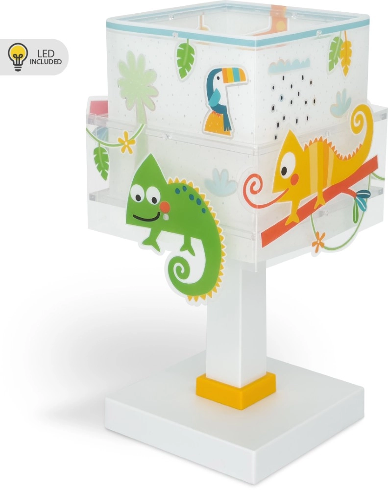 Lampe de table Happy Jungle brillent dans le noir Lampe de table Happy Jungle brillent dans le noir