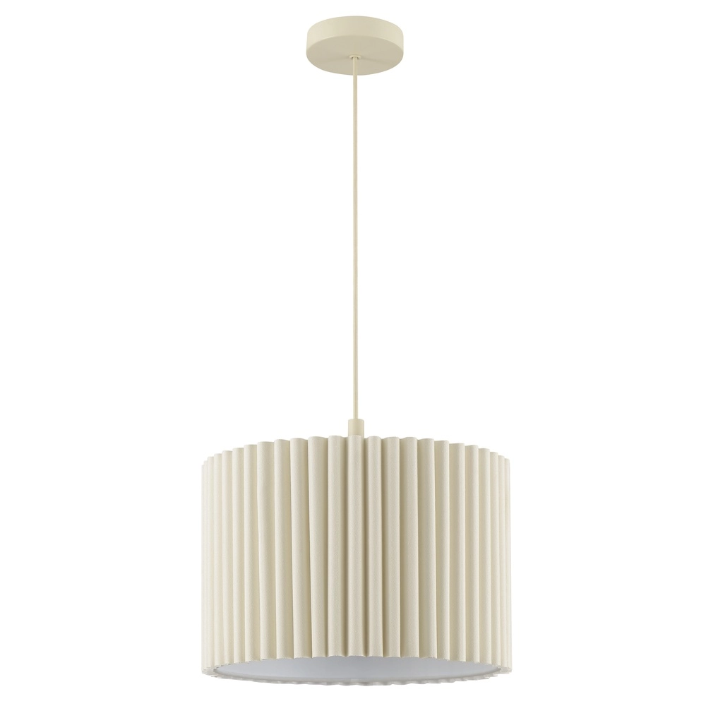 Lampe pendante Japandi Velin Ø 35 cm brun sable Brilliant 4004353476815