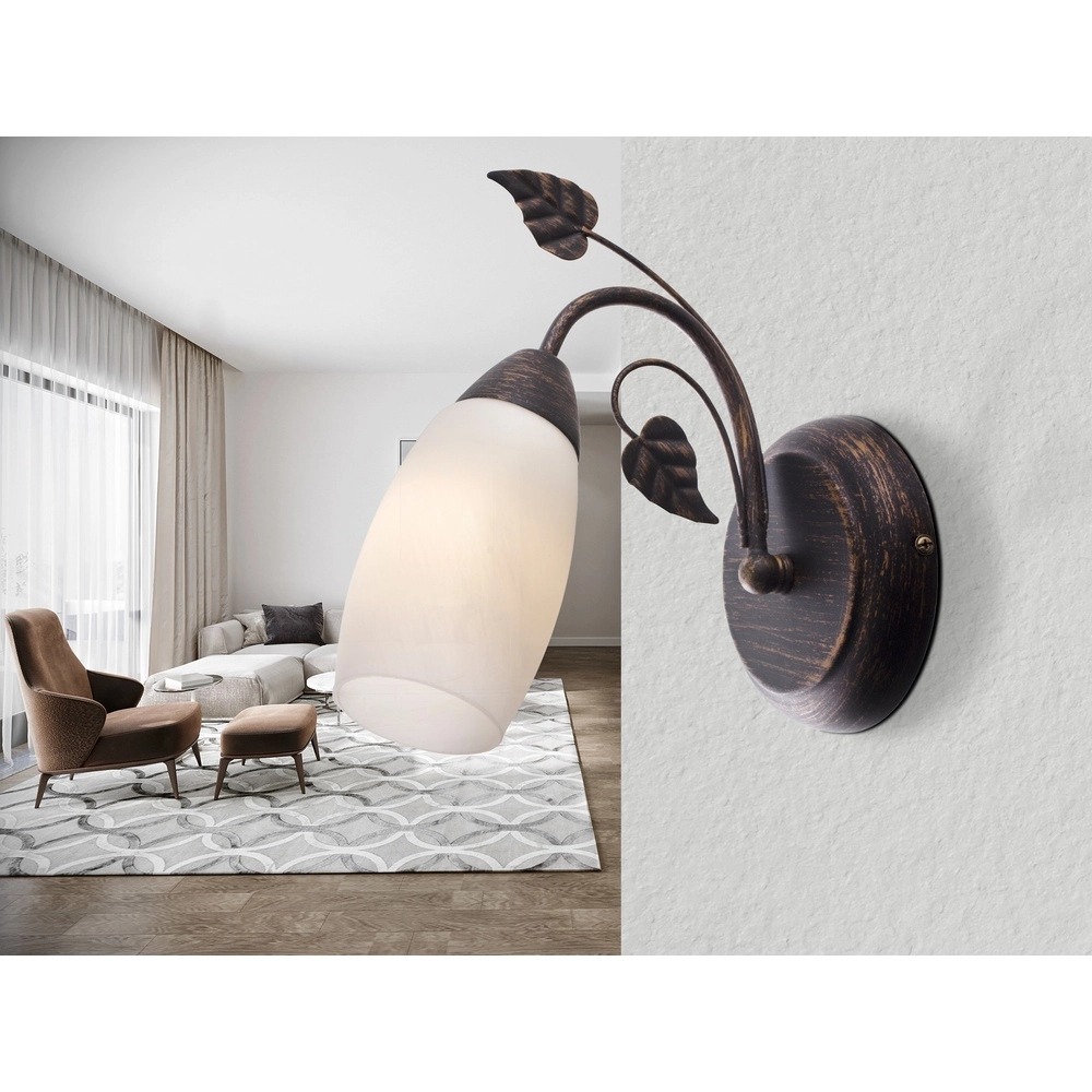 Lampe murale classique Venezia Brown Globo 9007371484621