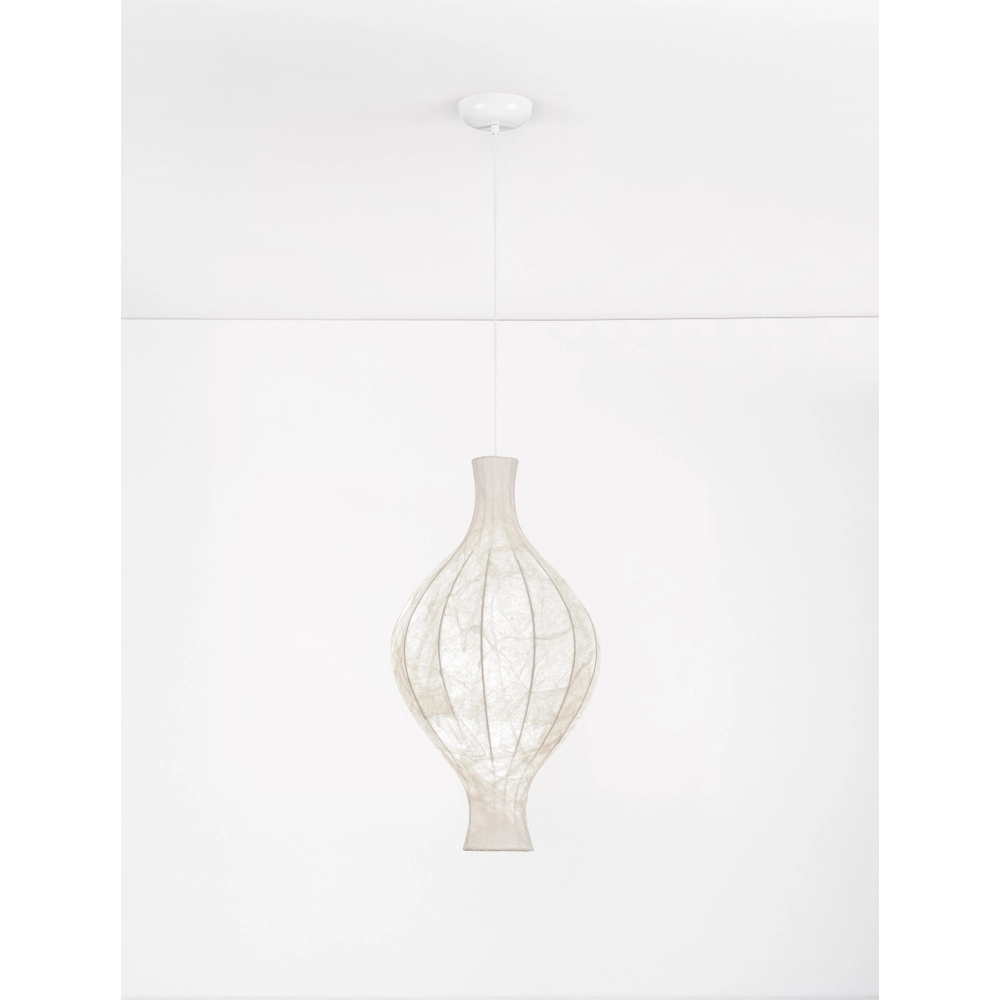 Suspension blanche Seda Ø 35cm Lyora 5212017477866