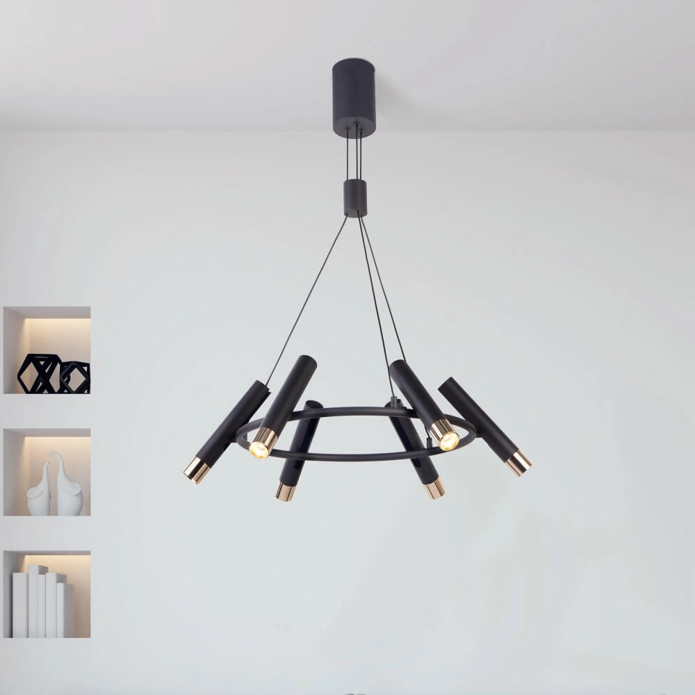 Lampe à suspension design ronde Cylinder Searchlight 5053423231259