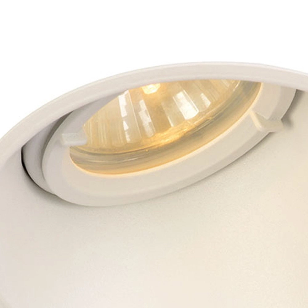 Spot encastrable Horn Slant 10,3 cm blanc SLV 4024163150149