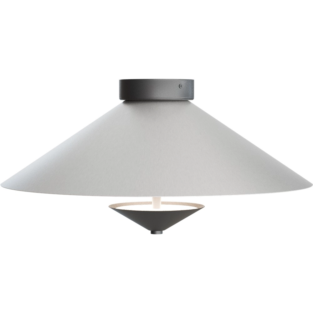 Lampe de plafond Ceppo noir avec nickel Ø 45cm Masterlight 8718121398167