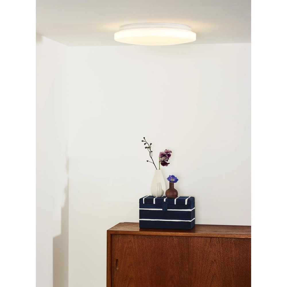 Éclairage de plafond Otis Ø 34 cm de blanc