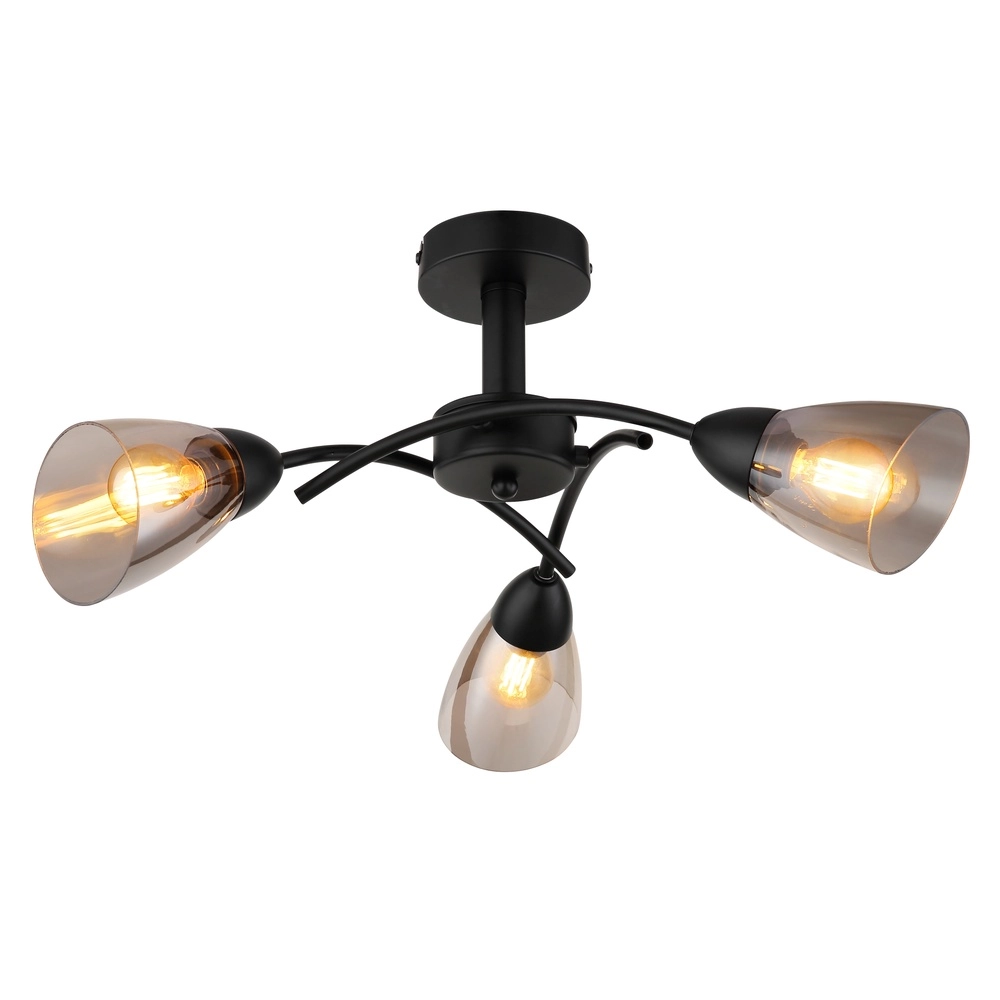 Lampe de plafond noire Paula Conception