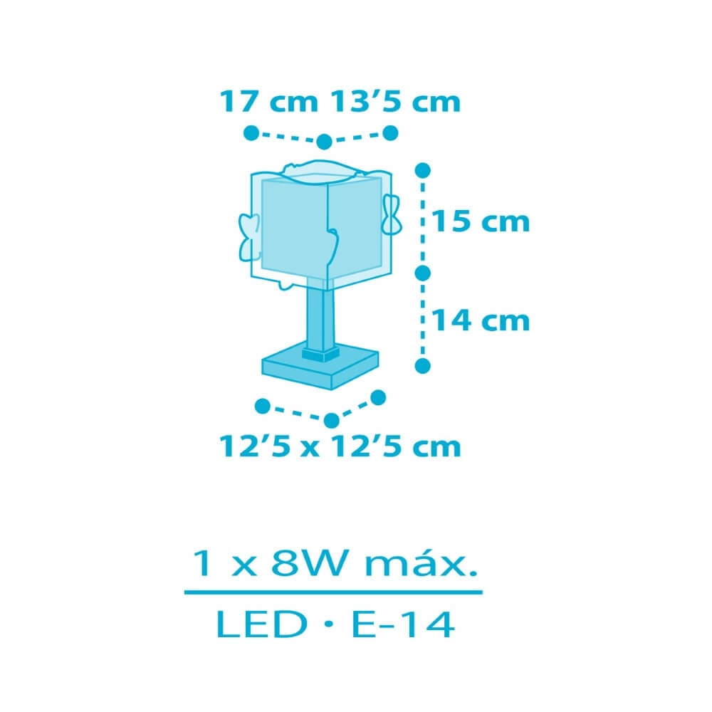 Lampe de table Little Shark pour les enfants Dalber 8420406634715