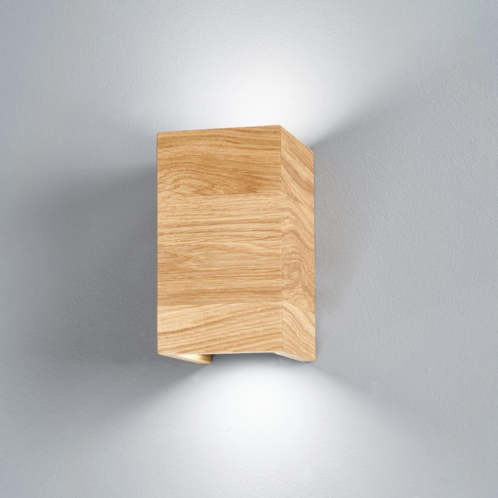 Applique LED Shine-Wood 18 cm de haut Fischer & Honsel 4003694305754