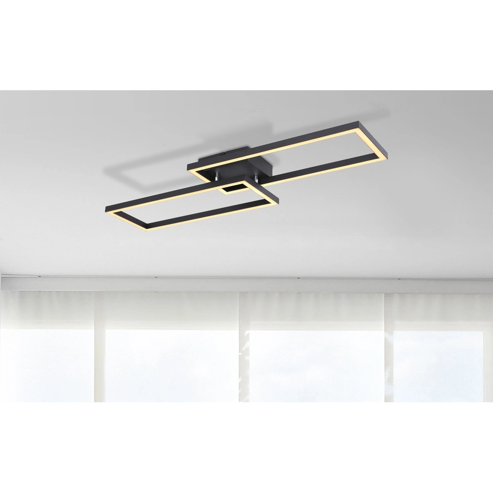 Lampe de plafond à design Tatjana Noir Globo 9007371427345