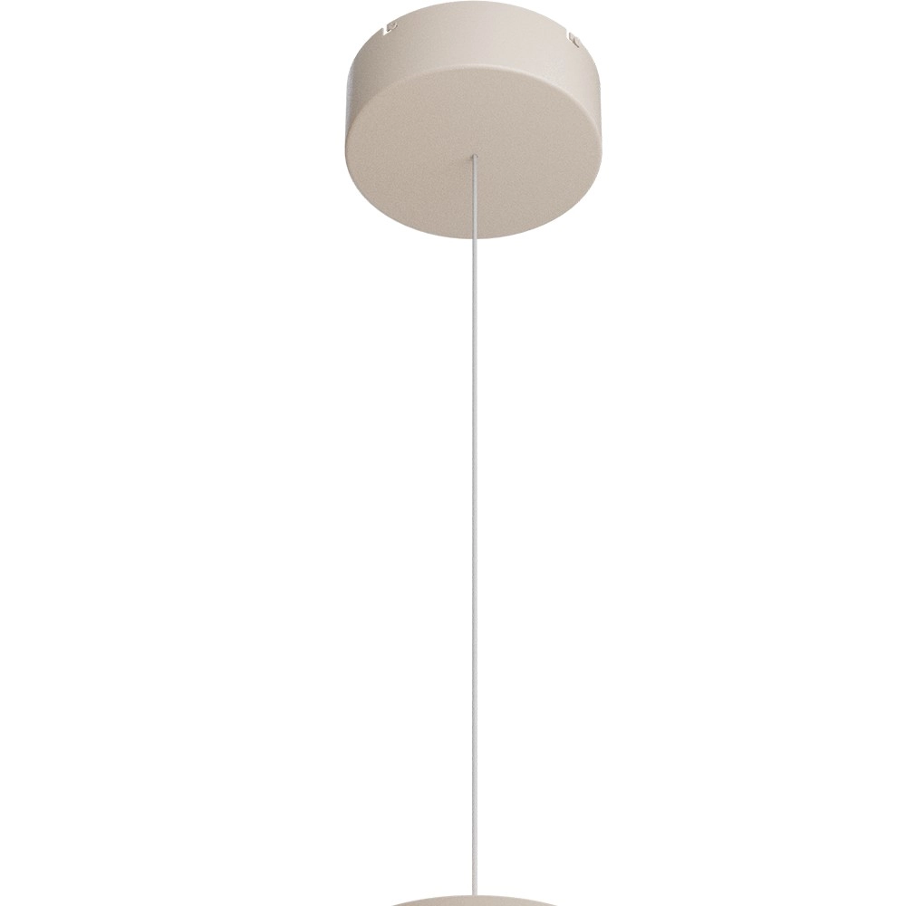 Lampe suspendue Ceppo Terra beige Ø 45cm avec éclairage Masterlight 8718121389868