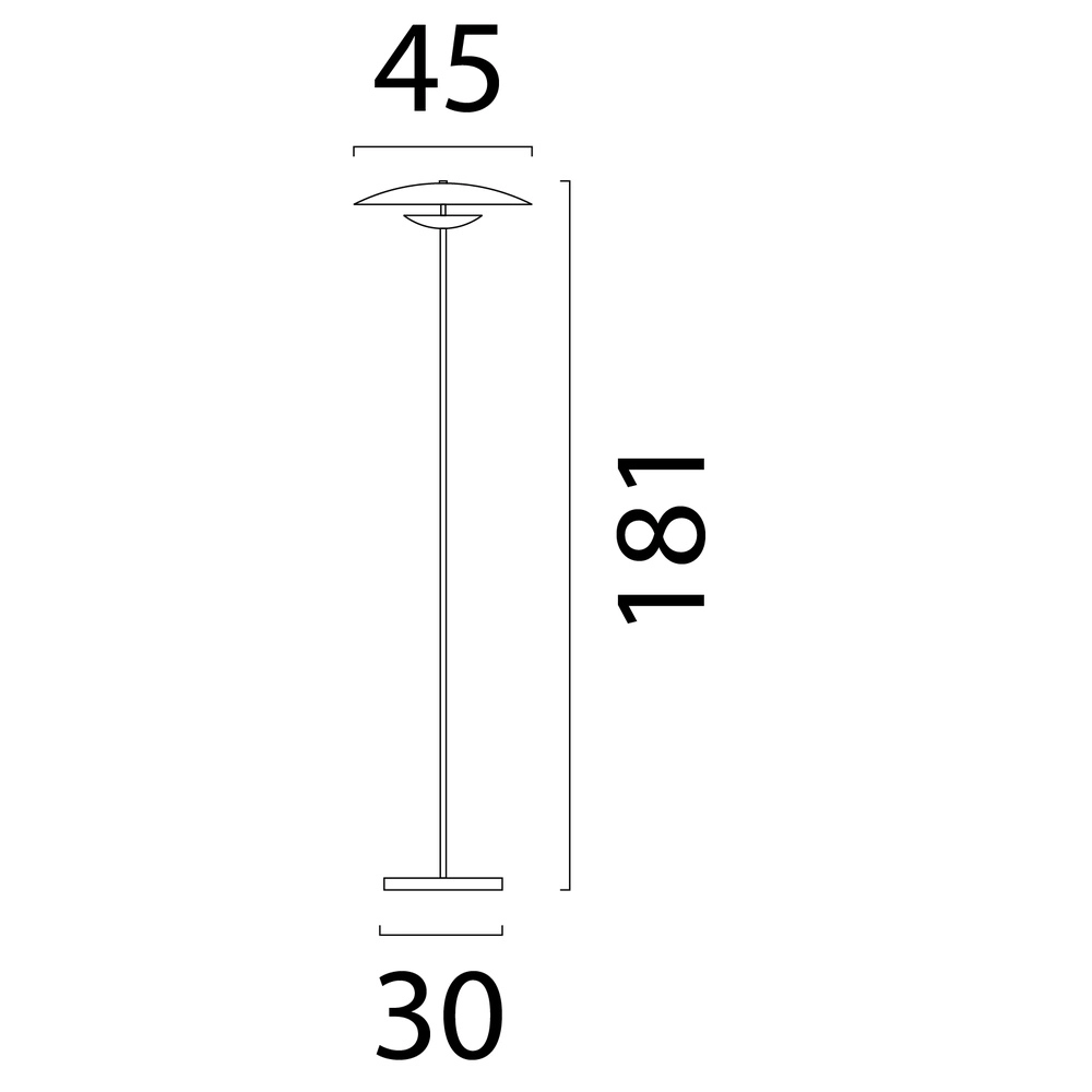 Lampadaire de conception Scala Terra beige Masterlight 8718121432724