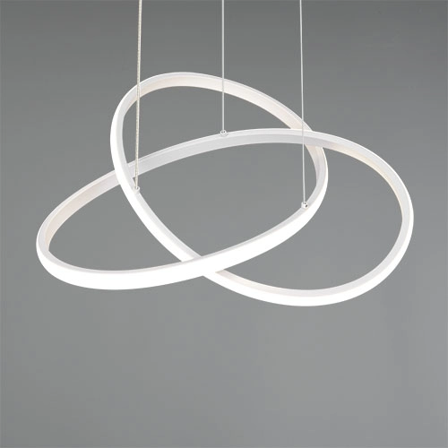 Lampe pendante de conception Mansa Blanc Trio 4017807682151