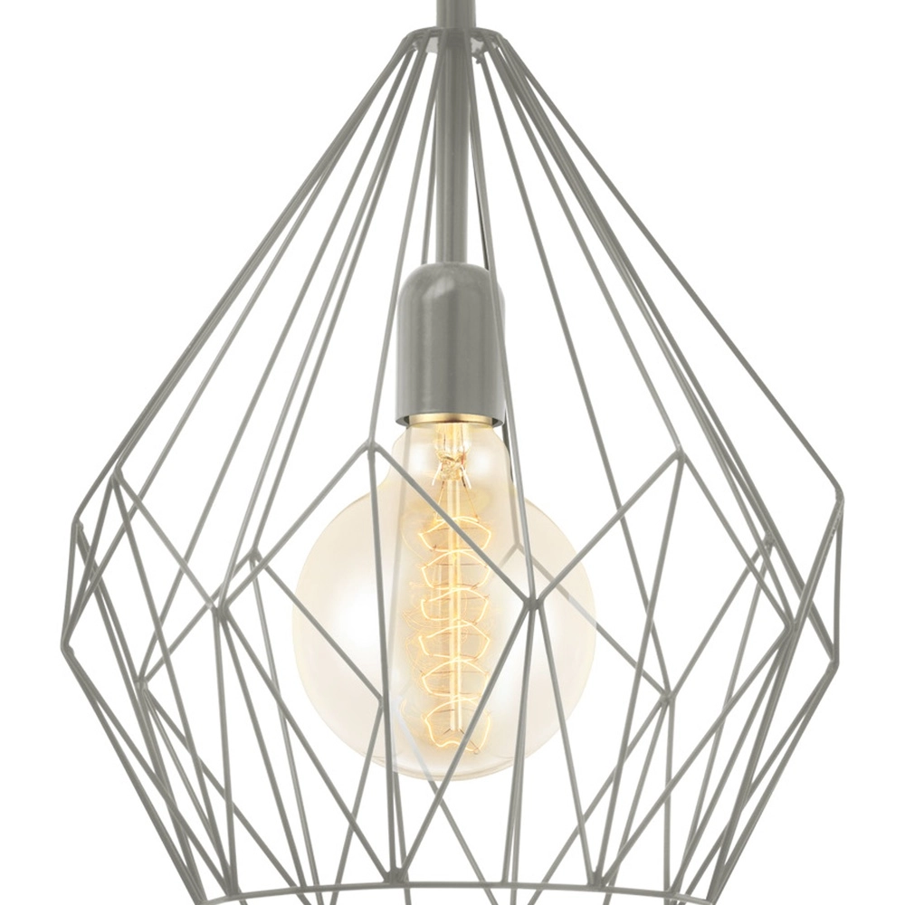 Lampe suspendue grise Carlton Ø 31cm - E27 Eglo 9002759430184