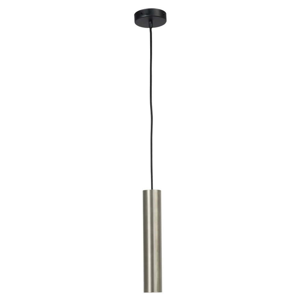 Lampe suspendue Run avec cylindre en acier inoxydable Lampe suspendue Run avec cylindre en acier inoxydable