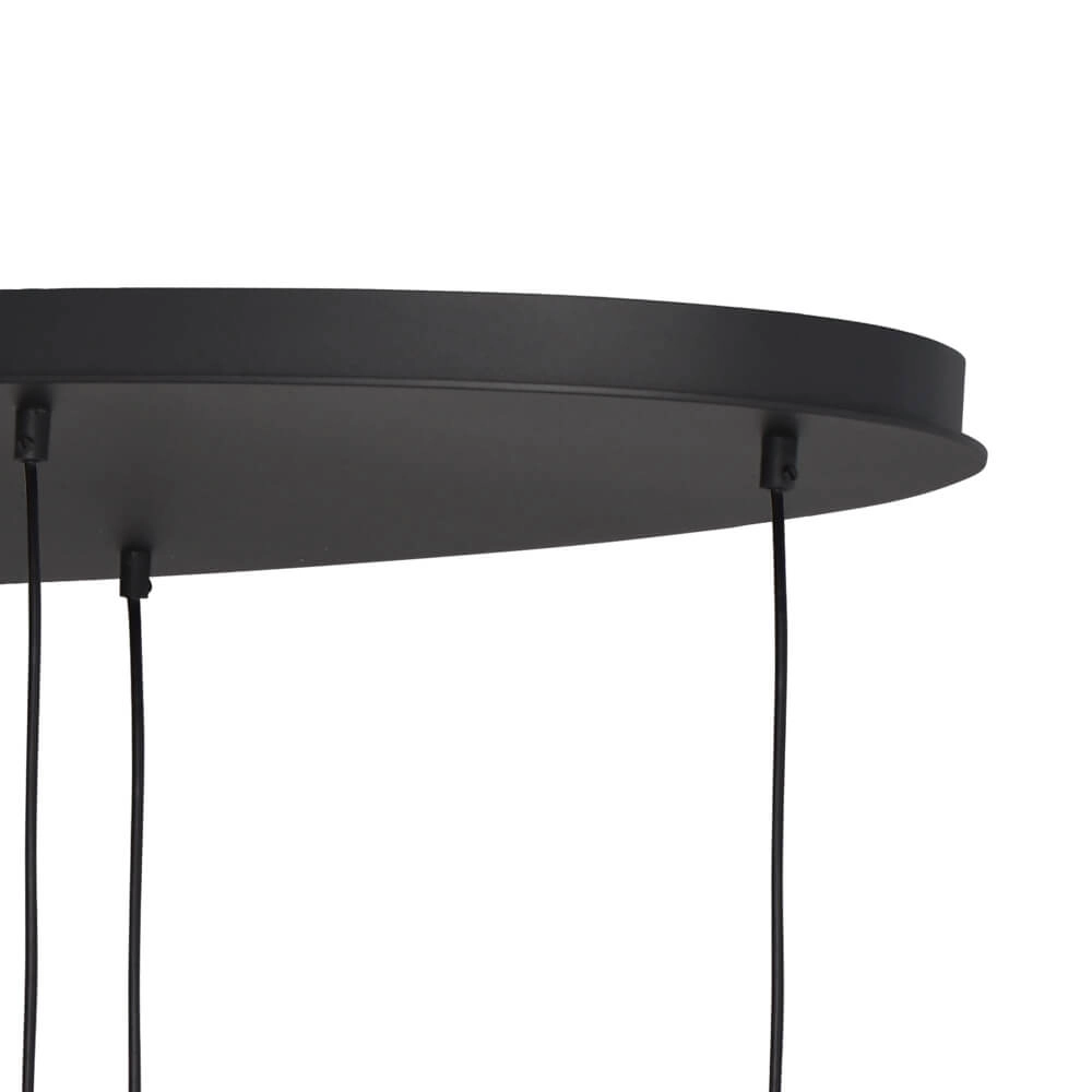 Lampe suspendue Lava Oval 6x verre doré Masterlight 8718121290119