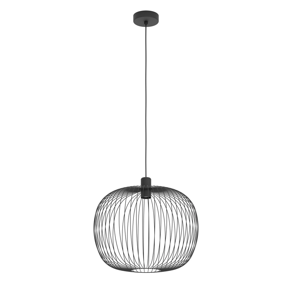 Lampe suspendue filaire Lodods noir Ø 45cm Eglo 9008606390267