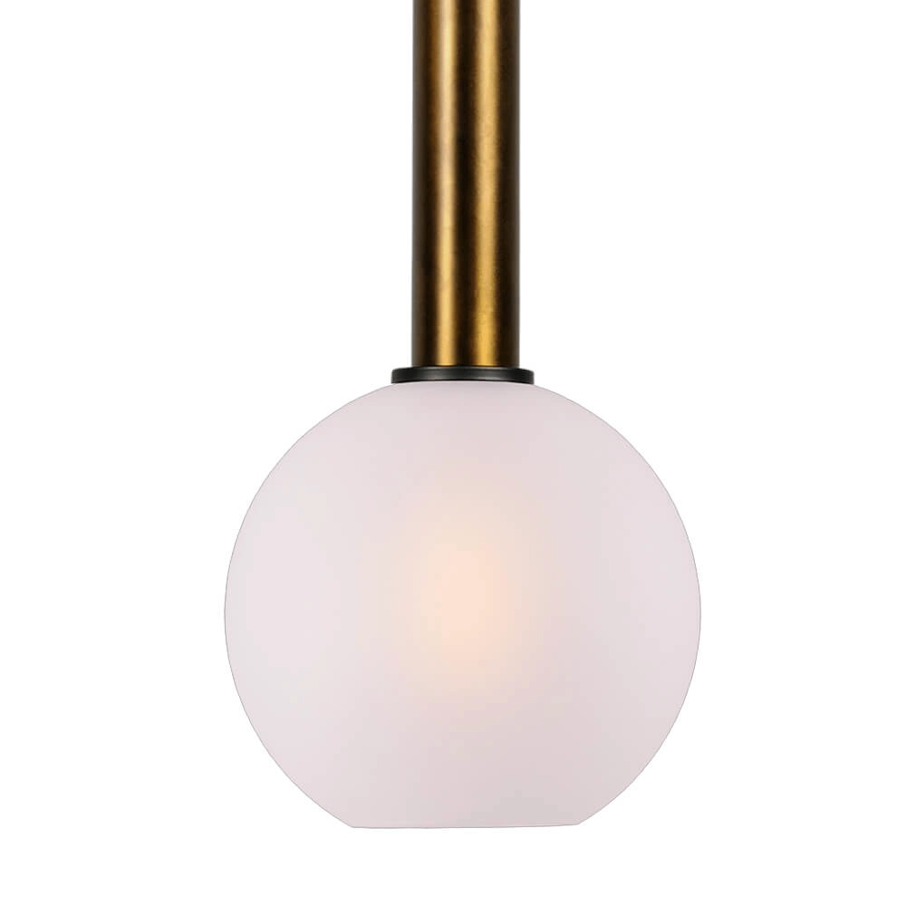 Lampe suspendue 3 lumières Bella 2 avec verre blanc Masterlight 8718121334752